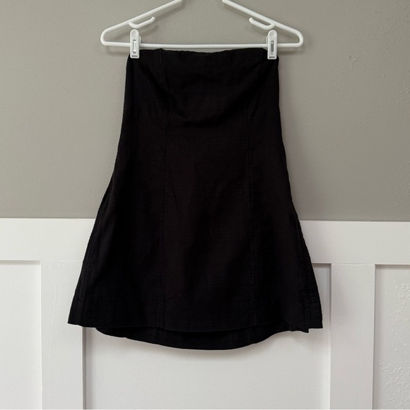 NWT Free People Linen Blend Endless Summer This Is Love Tube Top in Black - Picture 3 of 11